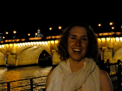 smiling by the seine