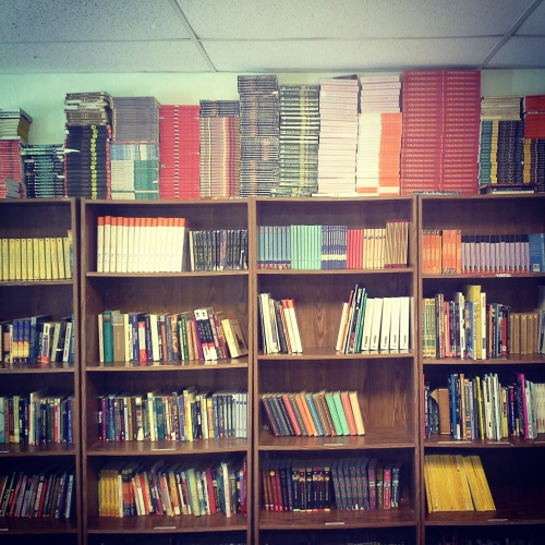 My classroom bookshelf 